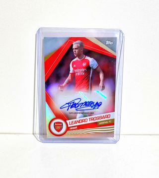 Carta Autógrafo Leandro Trossard Topps 2023-24