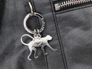 Bolso Kipling gris plata