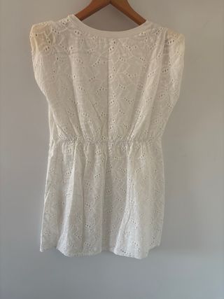 Vestido blanco corto