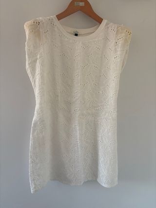 Vestido blanco corto