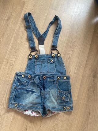 Peto mono  vaquero talla XS (34)