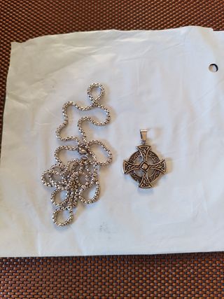 Colgante Cruz Céltica Plateada