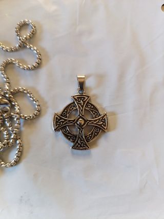 Colgante Cruz Céltica Plateada