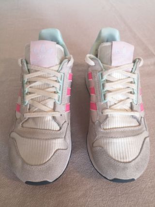 Zapatillas Adidas - Beige/Rosa - 36
