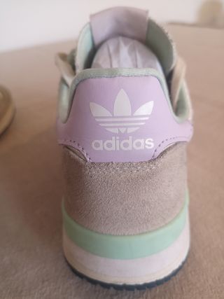 Zapatillas Adidas - Beige/Rosa - 36