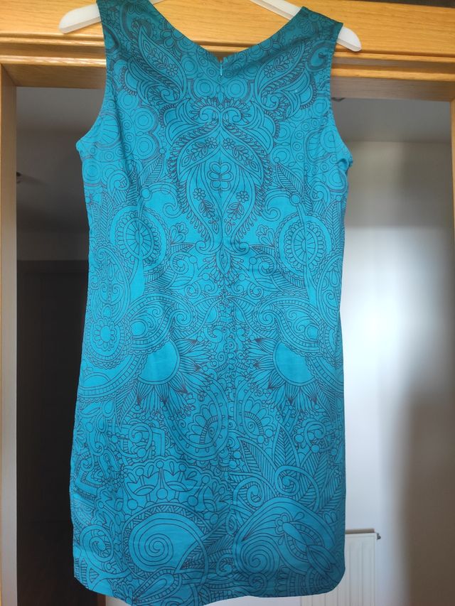 Vestido turquesa talla L - verano