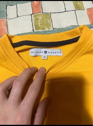 Sudadera Amarilla Alvaro Moreno XS