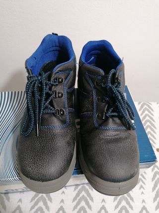 Zapatos seguridad Anibal - negros y azules