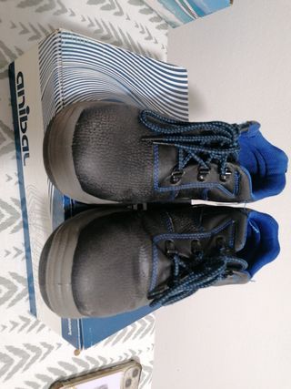 Zapatos seguridad Anibal - negros y azules