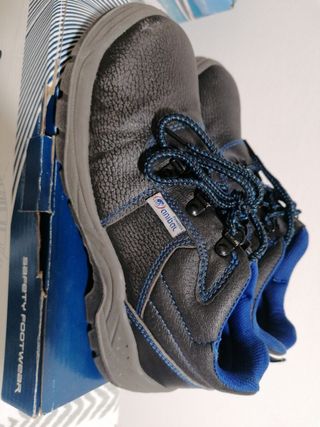 Zapatos seguridad Anibal - negros y azules