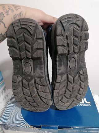 Zapatos seguridad Anibal - negros y azules