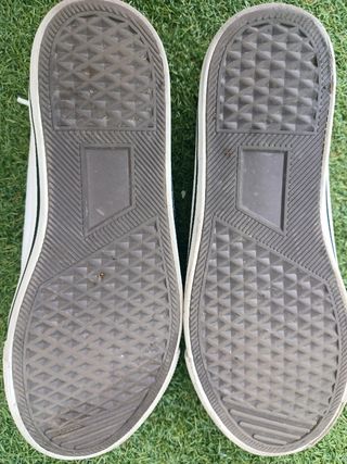 Zapatillas lona blancas niño - 35