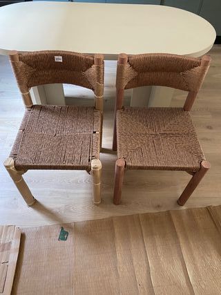 Sillas comedor rattan - estilo rústico