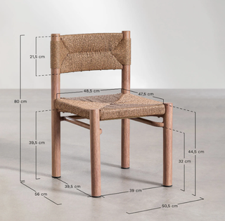 Sillas comedor rattan - estilo rústico