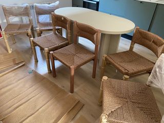 Sillas comedor rattan - estilo rústico