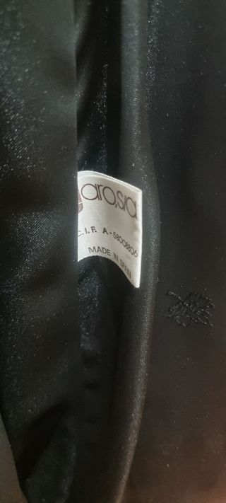 Abrigo astracán negro 3/4 mujer