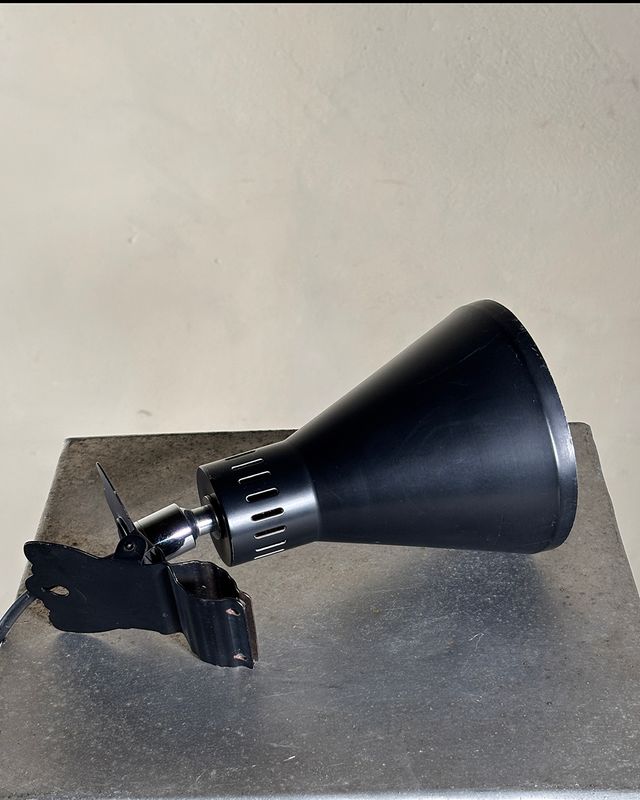 Lampada vintage Stilnovo - metallo nero da parete