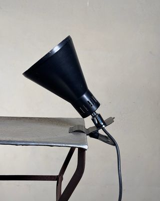 Lampada vintage Stilnovo - metallo nero da parete