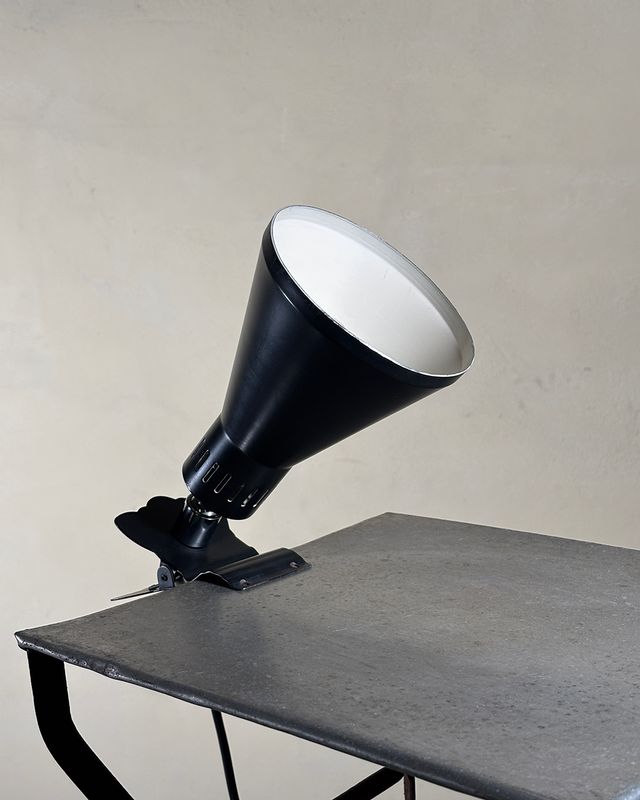 Lampada vintage Stilnovo - metallo nero da parete