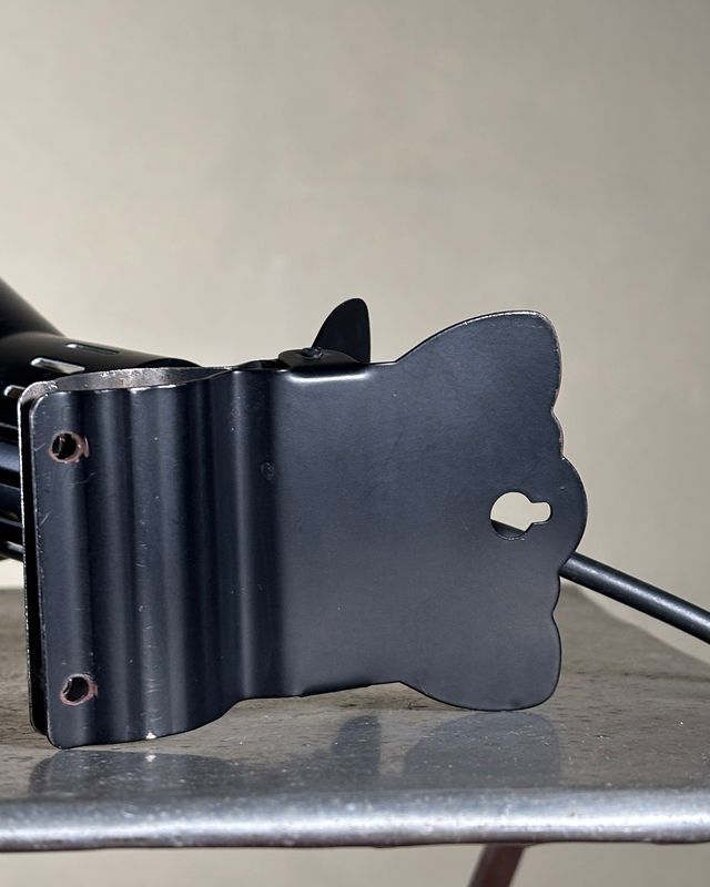 Lampada vintage Stilnovo - metallo nero da parete