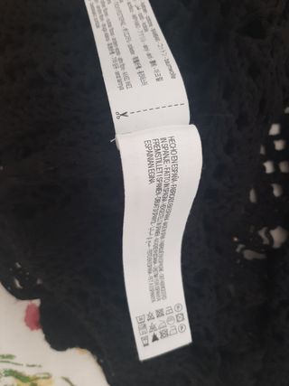negro ZARA - Talla S
