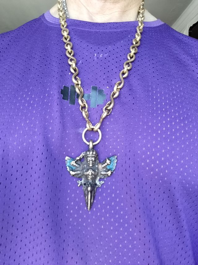 COLLAR BUDISTA CON DIOS GARUDA