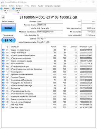 Seagate Exos X18 18TB HDD#5D078W
