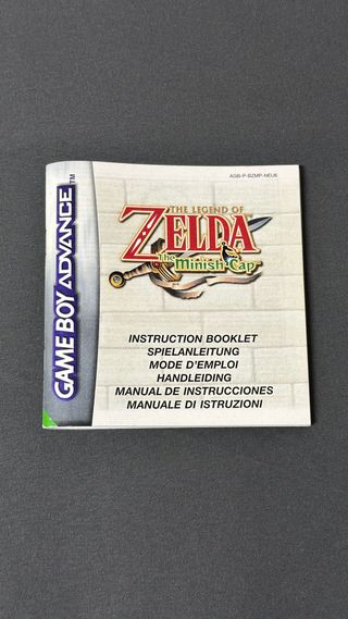 Manual Zelda The Minish Cap ORIGINAL GBA