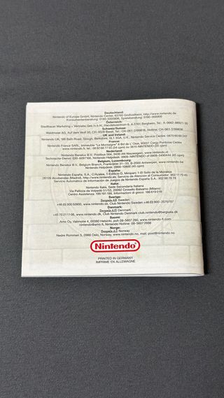 Manual Zelda The Minish Cap ORIGINAL GBA