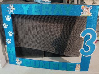 Marco cumpleaños bluey