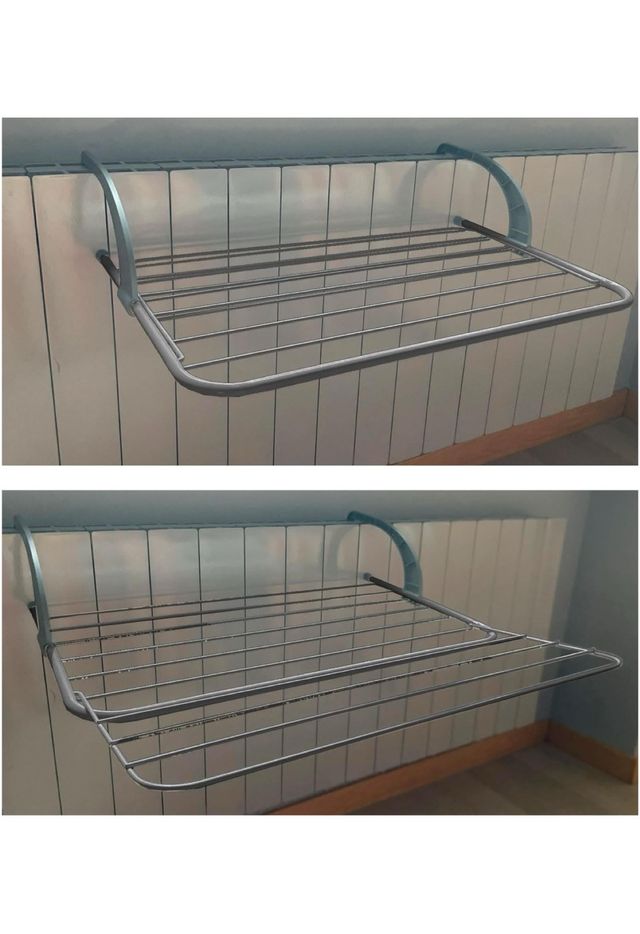 Tendedero de Balcón, Radiador Extensible Negro