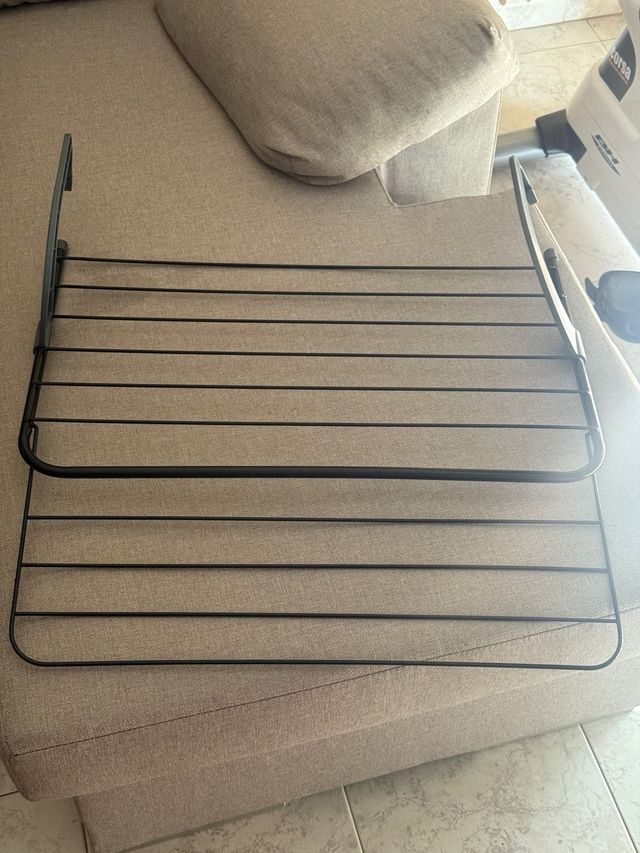 Tendedero de Balcón, Radiador Extensible Negro