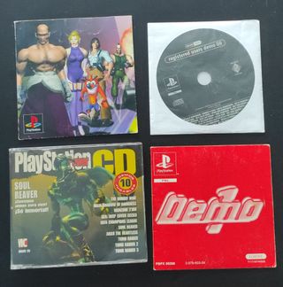 4 Demos PS1 (Playstation 1)