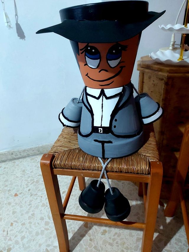 2 Vasi Decorati Flamenchi