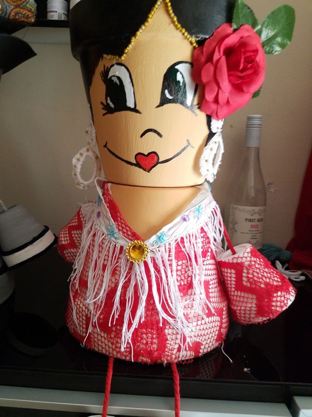 2 Vasi Decorati Flamenchi