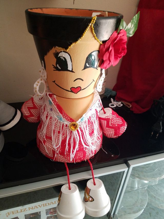 2 Vasi Decorati Flamenchi