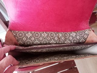 Maletín cuero rojo portadocumentos