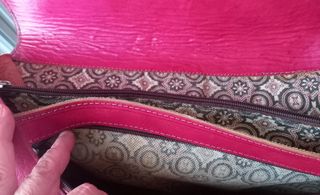 Maletín cuero rojo portadocumentos