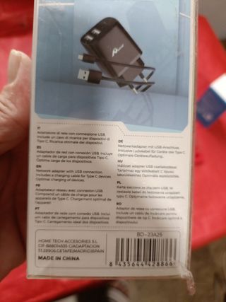 Cargador Aimao - 12W/2.4A - USB-A & C