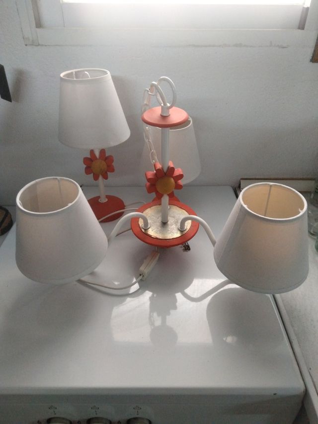 Lamparas infantiles 2 piezas