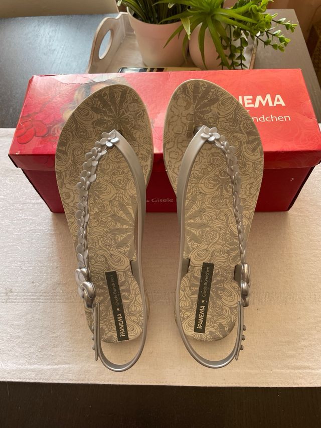 Ipanema - Sandalias plateadas #35/36