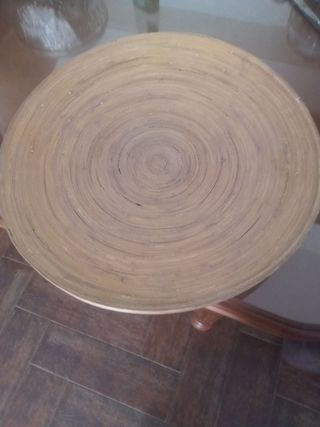 Lore de 3 artículos Cesta esparto & hanobe madera