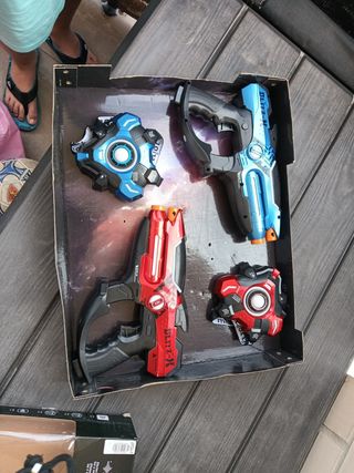 Pistolas láser infrarrojas 4uds