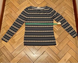 Michael Kors - Camiseta Negra y Dorada Talla S