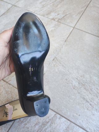 Zapatos baile flamenco niña - negros