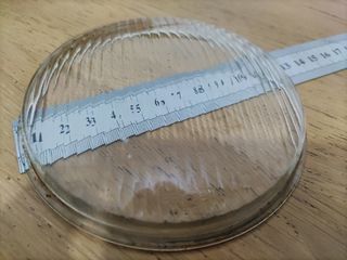 Cristal faro ciclomotor antiguo rieju p3