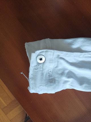 Cazadora vaquera blanca ZARA 