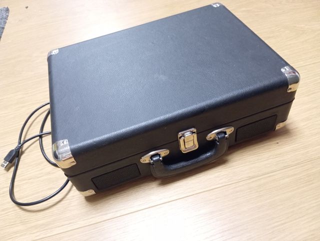 Tocadiscos Portátil Nostalgy Maletín Vintage