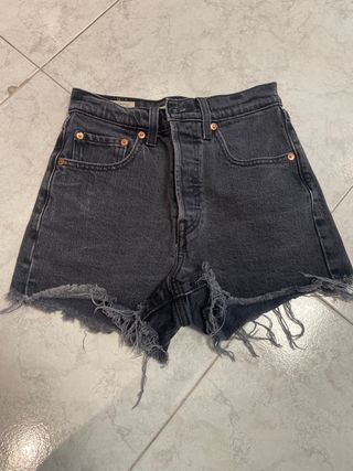 Shorts Levis negros -talla 24
Ribcage shorts 