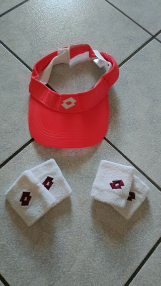 Visiera e polisini tennis Lotto